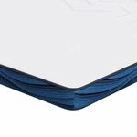 vidaXL Matratzenauflage Wei&szlig; 100 x 200 cm Jacquard-Stoff 4106257