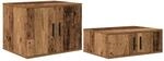 vidaXL Badschrank Altholz 118 x 41 x 40 cm Holzwerkstoff 866665