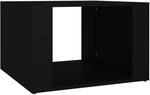 vidaXL Nachttisch Schwarz 57x55x36 cm Holzwerkstoff