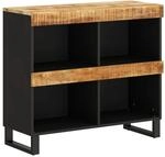 vidaXL Beistellschrank 85x33x75 cm Massivholz Mango 352897
