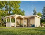 Palmako Pavillon Lenna Set 422 Slide 588 x 588 cm Lackiert Wei&szlig; FSC&reg;