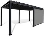 Barths Seitenrollo 300 cm f&uuml;r Cadiz Breite 300 cm Anthrazit