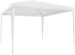 Tectake Pavillon Farah 3 x 3 M Im Stecksystem 300 x 300 x 250 cm Wei&szlig;