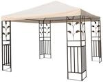 Lex Metallpavillon 3x3 m Pavillon Pergola Gartenpavillon Partyzelt Festzelt...