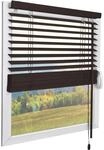 Sol Royal SolDecor JH3 Holzjalousie B120xH160 cm Dunkelbraun