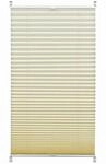 Gardinia EasyFix Plissee mit 2 Bedienschienen 100 cm x 130 cm Elfenbein
