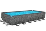 Bestway APX365 Winterfester Solo Pool ohne Zubeh&ouml;r 732 x 366 x 132 cm Marmor-Optik