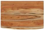 vidaXL Wandregal 70x40x2,5 cm Rechteckig Massivholz Akazie Baumkante 370249