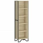 vidaXL B&uuml;cherregal Sonoma-Eiche 50x31x169 cm Holzwerkstoff 848615