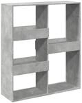 vidaXL B&uuml;cherregal/Raumteiler Betongrau 100x33x115 cm 854511