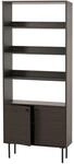 MCW B&uuml;cherregal N78 Skandinavischer Stil Metall Holz Melamin 200x80x30cm...