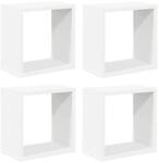 vidaXL W&uuml;rfelregale 4 Stk Wei&szlig; 26x15x26 cm 807026