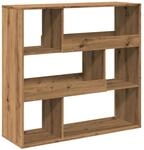 vidaXL B&uuml;cherregal/Raumteiler Artisan-Eiche 100x33x94,5 cm 854444