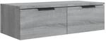 vidaXL Wandschrank Grau Sonoma 68x30x20 cm Holzwerkstoff 817094