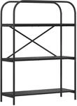 vidaXL B&uuml;cherregal Schwarz Eichen-Optik 80 x 30 x 109 cm Holzwerkstoff 879845