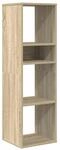 vidaXL B&uuml;cherregal Sonoma-Eiche 34x31x112 cm Holzwerkstoff 860285