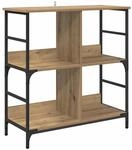 vidaXL Regal Artisan-Eiche 78,5 x 33 x 82 cm Holzwerkstoff 882754