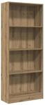 vidaXL B&uuml;cherregal Artisan-Eiche 60x24x143 cm Holzwerkstoff 857820