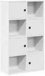 vidaXL B&uuml;cherregal Wei&szlig; 60x24x101,5 cm Holzwerkstoff 860391