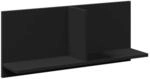 vidaXL Wandschrank 70x16,5x30 cm Schwarz Holzwerkstoff 854851