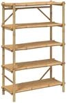 vidaXL Regal mit 5 B&ouml;den 100x40x150 cm Bambus 366459