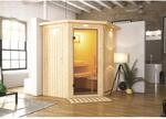 Karibu Sauna Thora LED-Dachkranz Natur