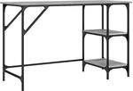 vidaXL Schreibtisch Grau Sonoma 120x50x75 cm Metall Holzwerkstoff 845324