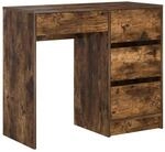 vidaXL Schreibtisch Ger&auml;ucherte Eiche 90 x 37,5 x 75 cm Holzwerkstoff 869494