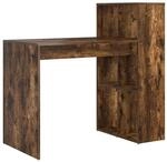 vidaXL Tisch mit Regal R&auml;uchereiche 108 x 55 x 103,5 cm Holzwerkstoff 869462