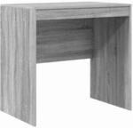 vidaXL Schreibtisch Grau Sonoma 80 x 50 x 76 cm Holzwerkstoff 869431