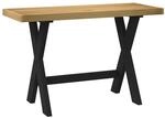 vidaXL Schreibtisch NOAIN X-Form-Beine 120x50x75 cm Massivholz Kiefer 4100040