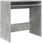 vidaXL Tisch mit Regal Grau 77,5 x 43 x 79 cm Holzwerkstoff 869517