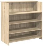vidaXL Empfangstresen Sonoma-Eiche 100 x 50 x 103,5 cm Holzwerkstoff 3324162