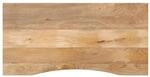 vidaXL Schreibtischplatte mit Aussparung 120x60x2,5cm Massivholz Mango 370203