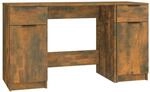 vidaXL Schreibtisch mit Beistellschrank R&auml;uchereiche Holzwerkstoff 3115913