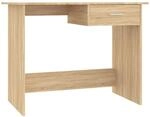 vidaXL Schreibtisch Sonoma-Eiche 100x50x76 cm Holzwerkstoff 800552