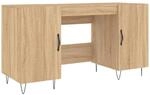 vidaXL Schreibtisch Sonoma-Eiche 140x50x75 cm Holzwerkstoff 829543