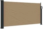 vidaXL Seitenmarkise Ausziehbar Taupe 100x300 cm 4004274