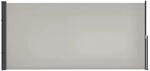 Outsunny Gartensichtschutz Polyesterstoff Aluminium Metall Hellgrau 300L x 3,5B x