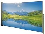 DELUKE Seitenmarkise FABI Motiv Bergsee Mehrfarbig Polyester Markise Ausziehbar
