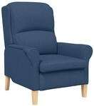vidaXL Sessel Blau 76 x 94 x 102 cm Stoff 42009847
