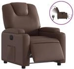 vidaXL Elektrischer Relaxsessel Braun Kunstleder 3204418
