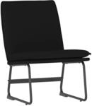 vidaXL Loungesessel Schwarz 52x75x76 cm Stoff 351314
