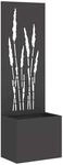 vidaXL Garten Sichtschutz-Leinwand Schwarz 50 x 140 cm 876462