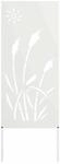 vidaXL Garten Sichtschutz-Leinwand Wei&szlig; 50 x 140 cm 876274