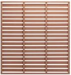 vidaXL Zaunplatte WPC 180x180 cm Braun 318109