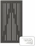 Plus Holz Einzeltor Tangent Nadelholz Umbragrau 95 cm x 180 cm