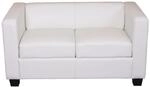 MCW 2er Sofa Lille Kunstleder Wei&szlig;