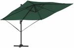 vidaXL Roma Parasol Gr&uuml;n 286 x 284 x 265 cm Aluminium und Polyester 42003336