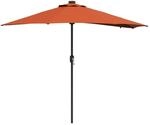 vidaXL Gartenparasol Terrakotta 294 x 150 x 223 cm Stoff 42003264